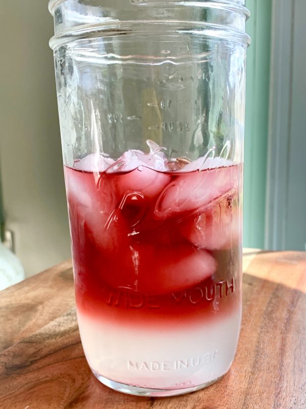 Hibiscus Berry iced tea.